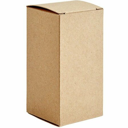 LAVEX 3'' x 2'' x 5'' Kraft Reverse Tuck Carton, 500PK 442BOX69RTL